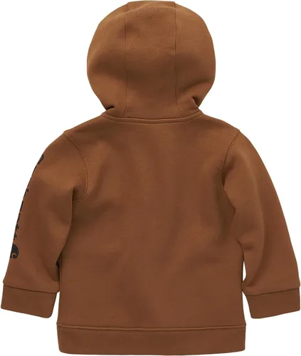 Vista 2 de Carhartt Sudadera de manga larga con capucha y media cremallera para niño