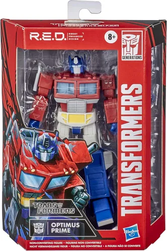 Vista 6 de Transformers R.E.D. [Diseño Mejorado de Robot] Los Transformers G1 Optimus Prime, Figura No Convertible