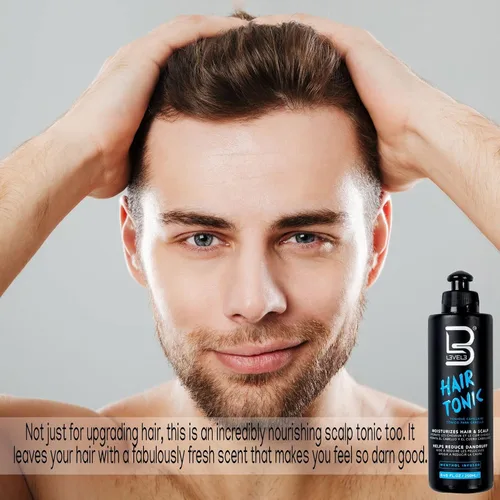 Vista 6 de L3 Tónico capilar Level 3 - Hidratante capilar para mujeres y hombres - Impacto fresco para mayor brillo y volumen del cabello