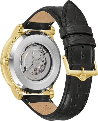 Vista 3 de Bulova Mens Classic Automatic Watch with Leather Strap