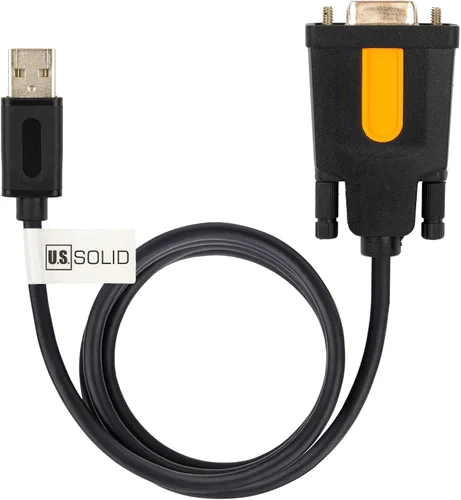 Vista 5 de Cable USB a RS232 DB9 hembra de 4.9 ft/4.92 pies con chipset FTDI para equipos U.S. Solid Windows 11,10, 8.1, 8, 7, Vista, XP, 2000, Linux y Mac
