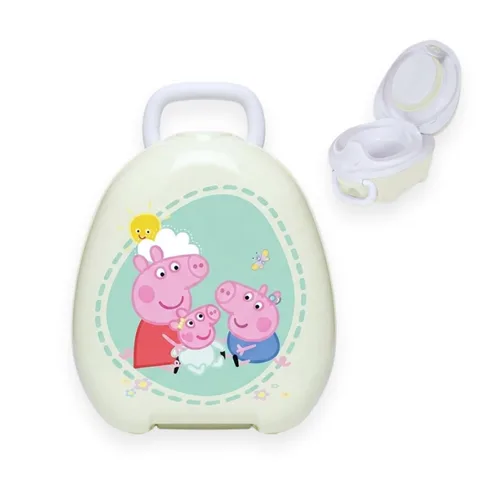Vista 12 de My Carry Potty - Orinal de viaje para niños de 18 meses a 3 años, gato Gato Blanco