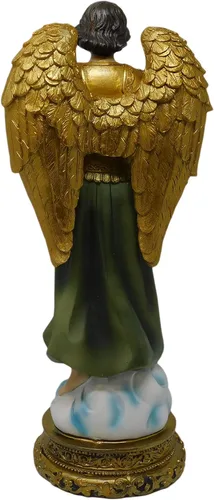 Vista 3 de Mi Santuario Gabriel Arcangel - Figura religiosa de resina (11.8 in)