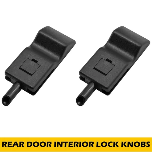 Vista 2 de DJF 15844616 2 unids puerta delantera o trasera interior cerradura perilla hebilla ventana Locker para Chevy/GMC Silverado/Sierra 07-13 15844616