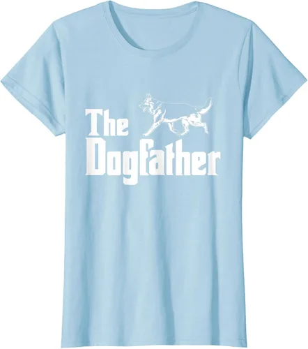 Vista 23 de The Dogfather Pastor Alemán - Camiseta de regalo divertida, Negro, S