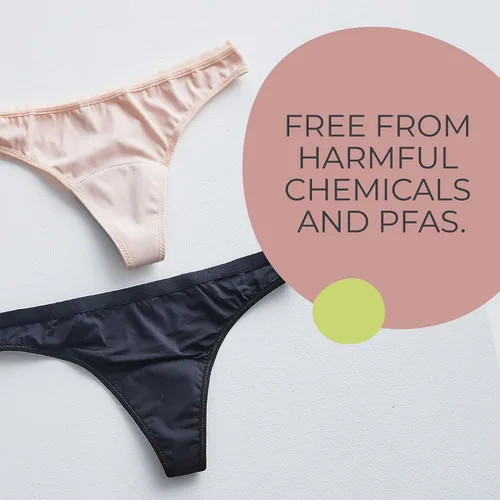 Vista 5 de Shero Thong Period Maternity, Postpartum Panties, Leakproof, Odor & Moisture Control Underwear for Women & Teens
