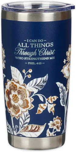 Vista 14 de Christian Art Gifts - Taza de viaje de acero inoxidable con aislamiento al vacío de doble pared de 18 oz, color negro mate, con tapa para hombres