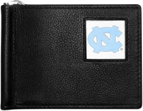 Vista 26 de Siskiyou Cartera deportiva de cuero con clip para billetes de la NCAA