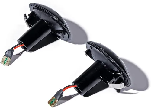 Vista 8 de Corp - Juego de 2 luces LED redondas y 4 piezas curvadas (2 delanteras + 2 traseras delanteras) para guardabarros laterales indicadores