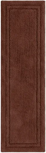 Vista 37 de Superior Cotton Washable Bath Rug, Non Slip Runner, 1 Piece Set, Black Absorbent Combed Cotton Bath Rug Runner or Rug Set, Bathroom Vanity or