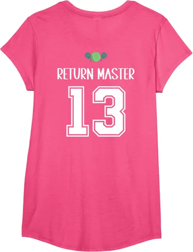 Vista 15 de Camiseta divertida del grupo de tenis de pádel para el equipo de pádel