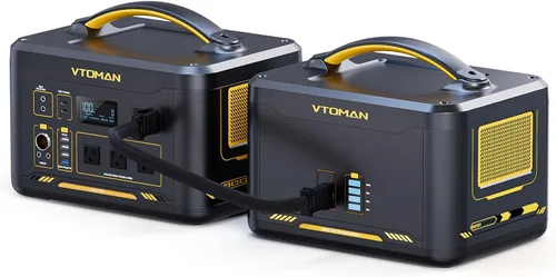 Vista 14 de VTOMAN Jump 600X Estación de Energía Portátil 600W, Generador Solar 299Wh Estación de Energía con Batería LiFePO4 con Arranque Rápido