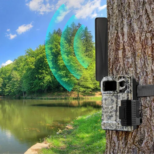 Vista 4 de Bingfu Antena RPSMA 4G LTE para Spypoint Link Micro Tactacam Stealth Cam -2 [RP-SMA] - Antena macho (paquete de 2)