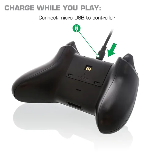 Vista 3 de Nyko Charge Link - Micro-USB Controller Charge and Sync Cable for Xbox One