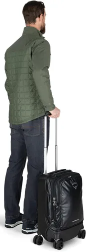 Vista 9 de Osprey Transporter Hybrid Equipaje de mano, 4 ruedas giratorias, 22 pulgadas36 L, color negro