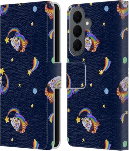 Vista 191 de Head Case Designs Officially Licensed Carla Morrow Colorful Space Dice Patterns Leather Wallet Case Compatible with Samsung Galaxy A07 4G