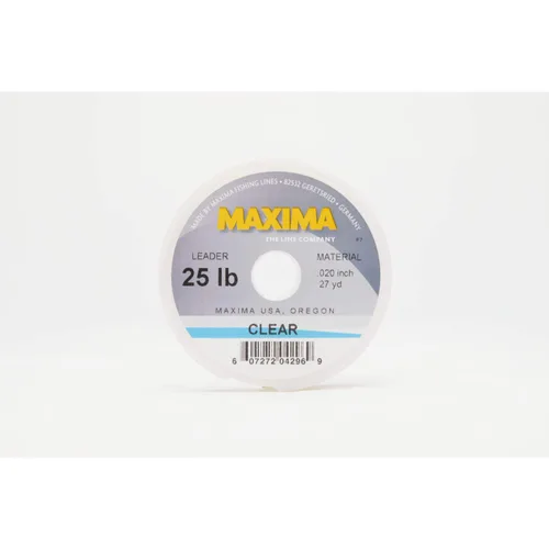 Vista 5 de Maxima Fishing Line Leader Wheel, transparente, 1 libra, 27 yardas