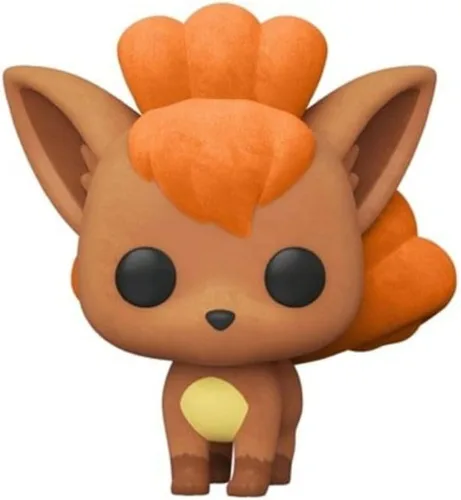 Vista 2 de Funko Pop! Pokemon #580 Flocked Vulpix (Exclusivo de la Convención de Verano 2020)
