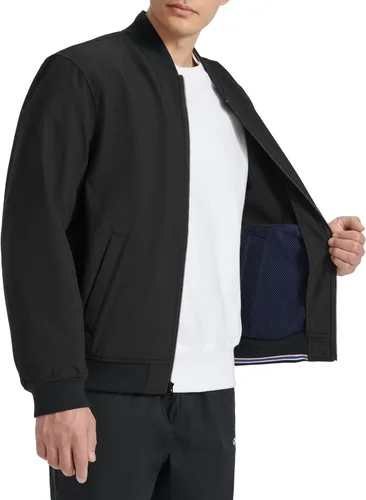 Vista 4 de Champion Men's Soft Shell Sport Bomber Jacket With Logo