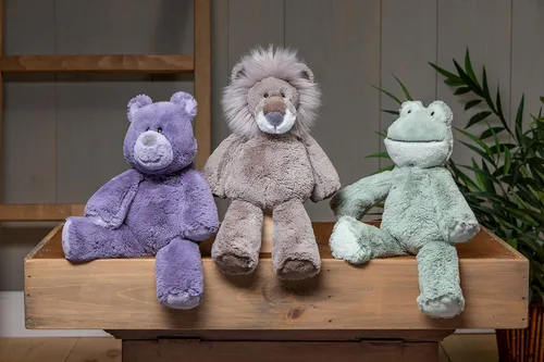 Vista 5 de Mary Meyer Juguete suave de peluche del zoológico de malvaviscos de peluche, 13 pulgadas, oso de bayas Berry Bear