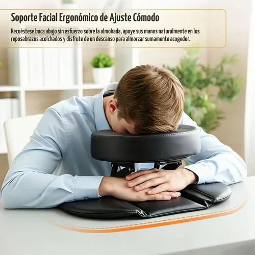 Vista 7 de TRENDBOX Kit de masaje de mesa boca abajo, almohada ajustable para reposacabezas