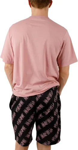 Vista 3 de Bioworld Jujutsu Kaisen Yuji Itadori - Conjunto combinado de camiseta de manga corta y pantalones cortos para dormir para hombre