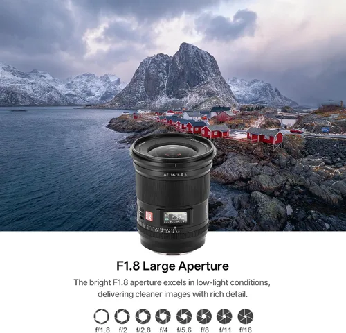 Vista 3 de VILTROX 16mm f/1.8 L Lens Full Frame Wide Angle Autofocus Lens with LCD Screen Compatible with L Mount Cameras Leica SL SL2 SL2-S SL3 SL3-S/Lumix S1
