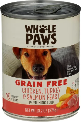 Vista 5 de Whole Paws, Receta de carne de res y lentejas, comida para perros, 13.2 onzas (paquete de 6)
