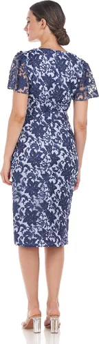 Vista 4 de JS Collections Vestido de cóctel Ellie Flutter para mujer
