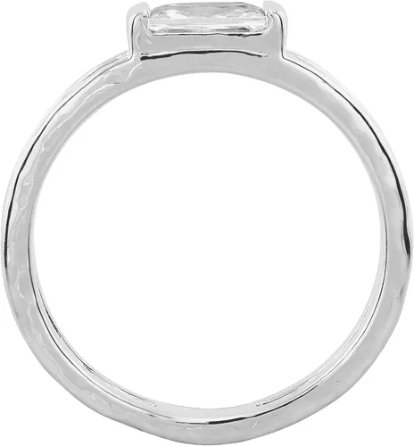 Vista 4 de Silpada Anillo de circonita cúbica 'Baguette Stack' en plata de ley