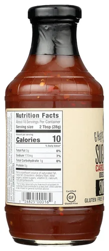 Vista 4 de G Hughes Salsa BBQ Sin Azúcar 17.28 oz