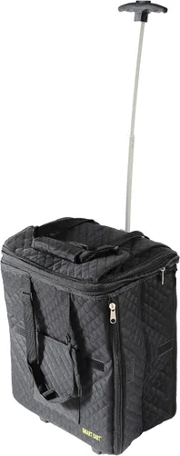 Vista 18 de Cesta con carro plegable grande multipropósito, color negro