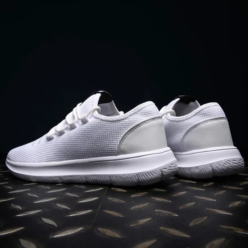 Vista 6 de KEEZMZ - Zapatos deportivos modernos y transpirables para hombres, zapatos ligeros para correr de malla, con una suela suave, estilo casual