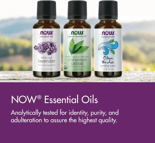 Vista 5 de NOW - Aceites esenciales, aceite de vetiver, aroma de aromaterapia amaderada, destilado al vapor, 100% puro, tapa resistente a los niños, 0.3 fl oz