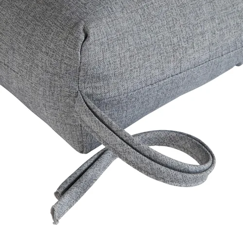 Vista 3 de South Pine Porch Cojín para silla de respaldo alto para exteriores, gris jaspeado