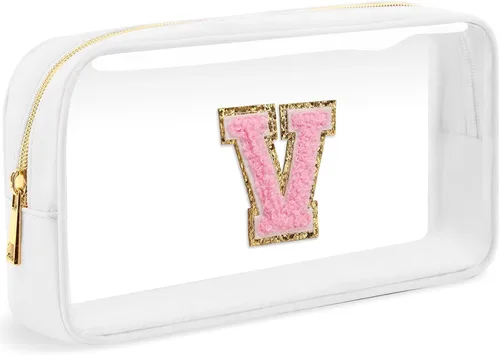 Vista 23 de Bolsa de Maquillaje Transparente Pequeña Bolsa de Cosméticos Bolsa de Viaje de Artículos de Aseo Bolsa Transparente con Cremallera Bolso Organizador