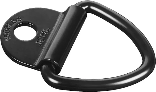 Vista 8 de Anclajes de amarre de carga, 10 piezas de anillo en V de acero de 2 pulgadas de diámetro, anclaje para remolque para carga en camiones, camionetas