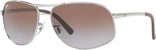 Vista 2 de Ray-Ban RB3387 - 00368 - Gafas de sol plateadasmoradas violeta degradado 2520in plateado