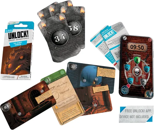 Vista 4 de Short Adventures 4: Doo Arann's Dungeon - Juego de cartas inmersivo para niños y adultos, a partir de 10 años, 1 a 6 jugadores, 30 minutos de tiempo