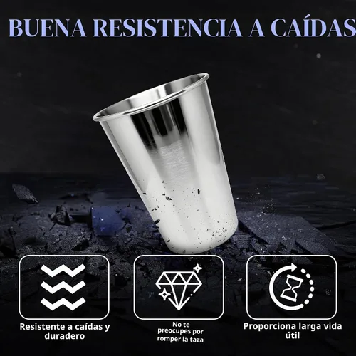 Vista 6 de MigongBoy 4PCS Botella de Agua Aislante de 20 Onzas, Vaso de Acero Inoxidable Aislante, Termo Reutilizable para Bebidas Frías, Sin BPA, Botella