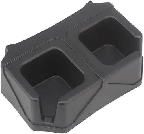 Vista 9 de Soporte de bandeja de almacenamiento para Ford Bronco 2021 2022 2023 2024, accesorios interiores, organizador negro, organizador trasero doble extra
