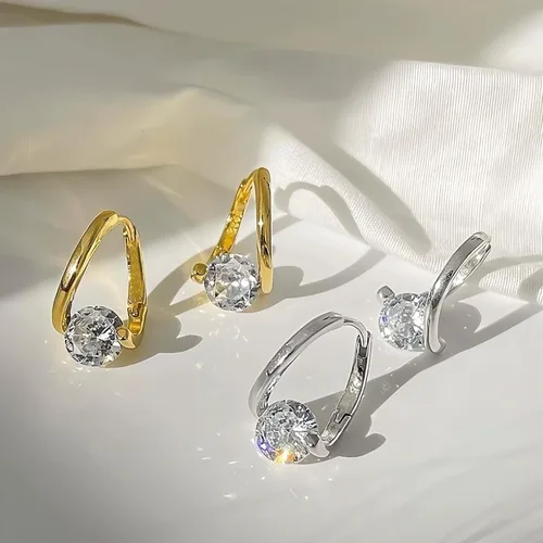 Vista 4 de Aretes linfáticos para mujer en Prime Yoopulse, aretes linfáticos para terapia de linfvidad, aretes de germanio, joyería de drenaje linfático