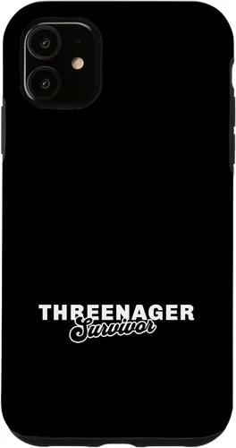Vista 8 de Threenager Parenting 3 Year Old Kid Case for iPhone 17