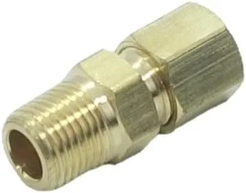 Vista 17 de 3 piezas de conexión de compresión de latón 1/2" OD del tubo x 1/2" OD conector de unión