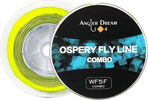 Vista 9 de Línea de pesca con mosca WF3F WF5F WF8 de 100 pies con peso combinado línea de mosca hacia adelante con respaldo trenzado, línea de precarga