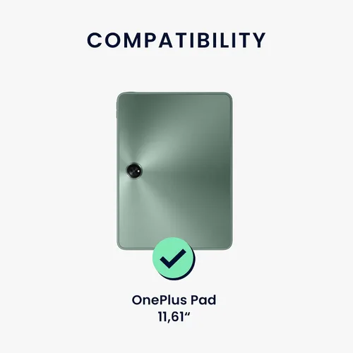 Vista 5 de kwmobile Protector de pantalla compatible con OnePlus Pad Protector de pantalla – 2 x película mate antirreflectante para tableta