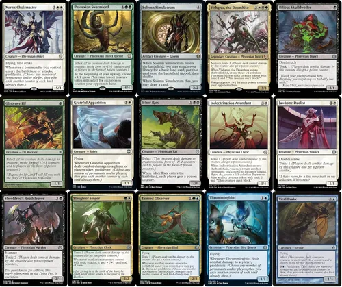 Vista 3 de Commander Atraxa Toxic Infect Deck – Negro Blanco Azul Verde – EDH CEDH – Atraxa, Praetors' Voice – 100 cartas – Magic Custom The Gathering Deck
