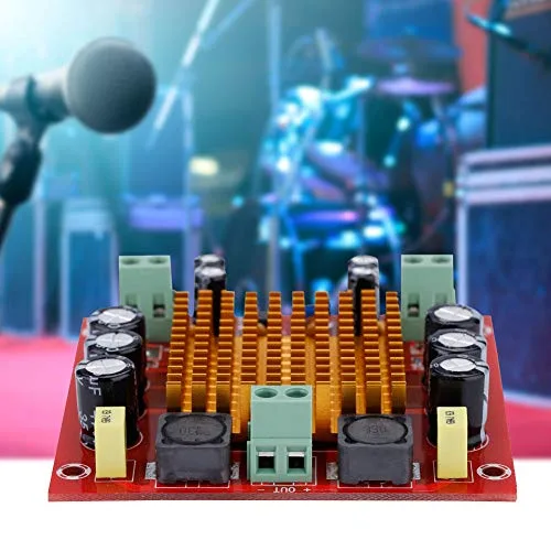 Vista 2 de TPA3116D2 Placa de amplificador mono de 150 W Módulo de audio de potencia digital para altavoces DIY, AMP estéreo de un solo canal con protección