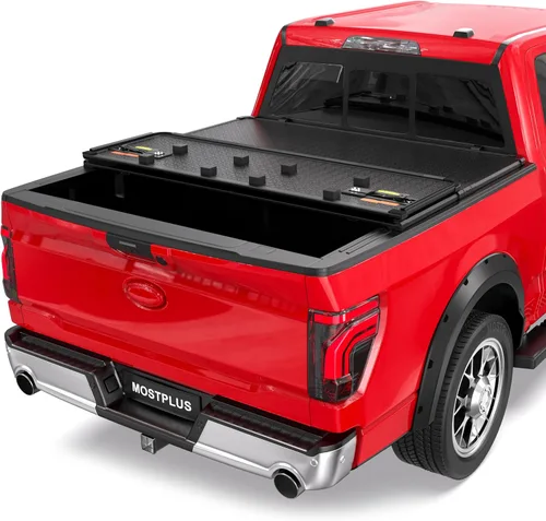 Vista 10 de MOSTPLUS Cubierta enrollable de vinilo suave para caja de camioneta Tonneau compatible con Ford Ranger 1982-2011 para cama de 6 pies