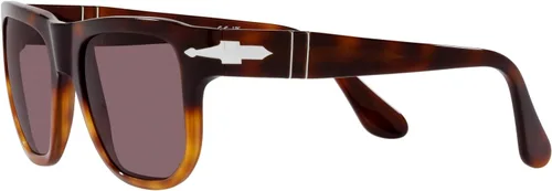 Vista 3 de Persol PO3306S - Gafas de sol cuadradas, Marrón y Gris Tortuga Gris Gradiente Polarizado